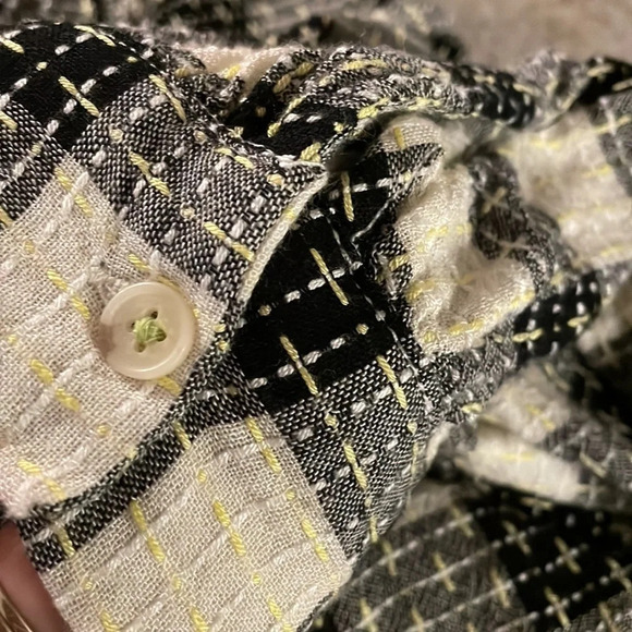 Pilcro and the Letterpress/Anthropologie Breezy Button down Medium Wool Blend - Picture 9 of 12